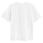 Biały t-shirt basic o kroju oversize NOWEAR