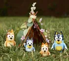 Bluey, rodzinka, figurki, 4 szt.