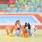 Bluey, rodzinka, figurki, 8 szt.