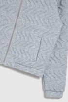 Bluza damska, rozpinana, szara, Moodo