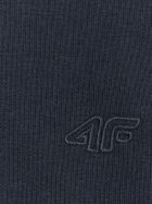 Bluza dziewczęca z kapturem, granatowa, 4F