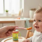 Bocioland, łyżeczka silikonowa, różowa