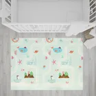 Bocioland, Wodne miasto, składana mata piankowa, szara, 150-180 cm