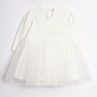 Body sukienka z długim rękawem, ecru, Nicol