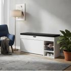 Boximo, Gradia, szafka na buty z siedziskiem i wysuwanymi półkami, 100-34-50 cm