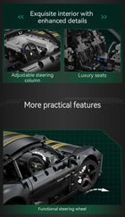 Cada, RUF GT, pojazd, klocki konstrukcyjne, 1655 elementów