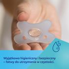 Canpol babies, smoczek silikonowy, symetryczny, orange, 0-6m