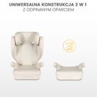 Caretero, Breezy Fix, fotelik samochodowy 2w1, podstawka, fix beige, 100-150 cm