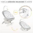 Caretero, Noco, elektryczny leżaczek i bujaczek 2w1, beige