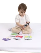 Chicco, Baby Sense & Focus, kontrastowe karty sensoryczne, czarno-białe