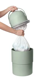 Chicco, kosz na pieluchy, teleskopowy, oliwkowy + worki