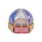 Cleverclixx, Small Curved Pack Pastel, klocki magnetyczne, 34 elementy