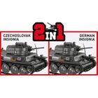 Cobi, Historical Collection, WWII, Panzer, 38(T)/CKD LT VZ.38, klocki, 1:28, 690 elementów