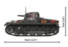 Cobi, Historical Collection, WWII, Panzer I Ausf.B., klocki, 1:28, 654 elementów