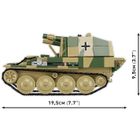 Cobi, Historical Collection, WWII, Sd. Kfz., 138/1 GRILLE Ausf M Świerszcz, klocki, 1:28, 720 elementów