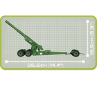 Cobi, Small Army, 155 MM GUN M1 Long Tom, klocki, 2394 elementy