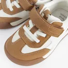 Cool Club, Buty sportowe chłopięce, ecru-brązowe, podeszwa Barefoot