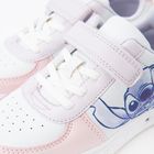 Cool Club, Buty sportowe dziewczęce, białe, świecąca podeszwa, Lilo i Stitch