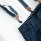 Cool Club, Komplet chłopięcy, Koszula z krótkim rękawem, Spodnie materiałowe, Szelki, mix