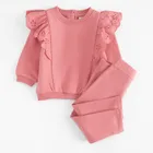 Cool Club, Komplet dziewczęcy, Bluza, Legginsy, ocieplany, różowy