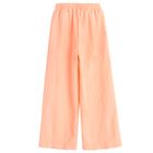 Cool Club, Komplet dziewczęcy, Bluzka bez rękawów, Spodnie materiałowe, wide, pomarańczowy