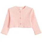 Cool Club, Komplet dziewczęcy, Body sukienka z krótkim rękawem, Bolerko, różowy