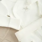 Cool Club, Komplet niemowlęcy, Body z długim rękawem, Pajac, Półśpiochy, Czapka, biały