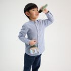 Cool Club, Koszula chłopięca z długim rękawem, z lnem, mix