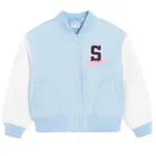 Cool Club, Kurtka bejsbolówka dziewczęca z kapturem, niebieska, Lilo i Stitch