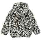 Cool Club, Kurtka dziewczęca z kapturem, dwustronna, ocieplana, beżowa