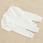 Cool Club, Pajac niemowlęcy, bawełna organiczna, biały, zestaw, 2 szt.