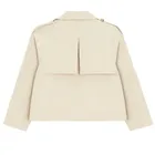 Cool Club, Płaszcz dziewczęcy, cropped, beżowy