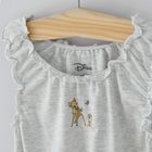 Cool Club, Podkoszulek dziewczęcy, różowy, ecru, szary, Bambi, zestaw, 3 szt.