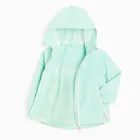 Cool Club, Przeciwdeszczowa kurtka dziewczęca z kapturem, turkusowa