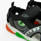 Cool Club, Sandały chłopięce, czarne, świecąca podeszwa