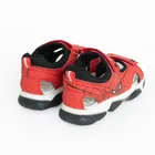 Cool Club, Sandały chłopięce, czerwone, świecąca podeszwa, skórzana wkładka, Spider-Man