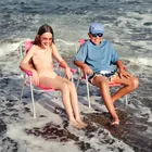 Cool Club, Strój kąpielowy dziewczęcy dwuczęściowy, UV 50, brzoskwiniowy