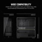 Corsair, obudowa, 3500X RSR ARGB TG Mid-Tower, czarna