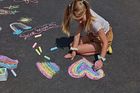 Crayola, kreda chodnikowa, kolorowa, 16  szt.