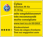 Cybex, Solution M fix, fotelik samochodowy, Autumn gold/burnt red, 15-36 kg