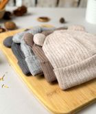 Czapka dziecięca, sweterkowa, szara, Iltom