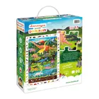 CzuCzu, Dinozaury, puzzle obserwacyjne, 60 elementów + plakat