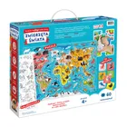 CzuCzu, puzzle małego odkrywcy, Zwierzęta Świata, 60 elementów