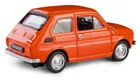 Daffi, Kolekcja Polskiej Motoryzacji, Fiat 126p, Czterdziestolatek, pojazd, model metalowy, czerwony, 1:43