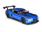 Daffi, MSZ, BMW M4 GT3, pojazd, model metalowy, niebieski, 1:32