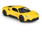 Daffi, MSZ, Maserati MC 20, pojazd, model metalowy, żółty, 1:33