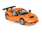 Daffi, MSZ, Porsche 911 GT3 RSR, pojazd, model metalowy, pomarańczowy, 1:32