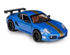 Daffi, MSZ, Porsche Cayman S, pojazd, model metalowy, niebieski, 1:32