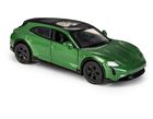 Daffi, MSZ, Porsche Taycan Turbo S Cross Turismo, pojazd, model metalowy, zielony, 1:36
