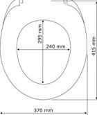 Deska sedesowa z podświetleniem led, mechanizm Easy Close